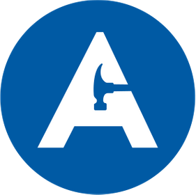 Byggmester Askeland Moqvist Logo Blå